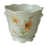 Cache pot en faience tiger lily st mickael england