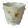 Cache pot en faience tiger lily st mickael england