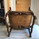 Louis XIII armchair called sheep's bones with aubusson tapestry