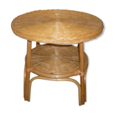 Wicker coffee table
