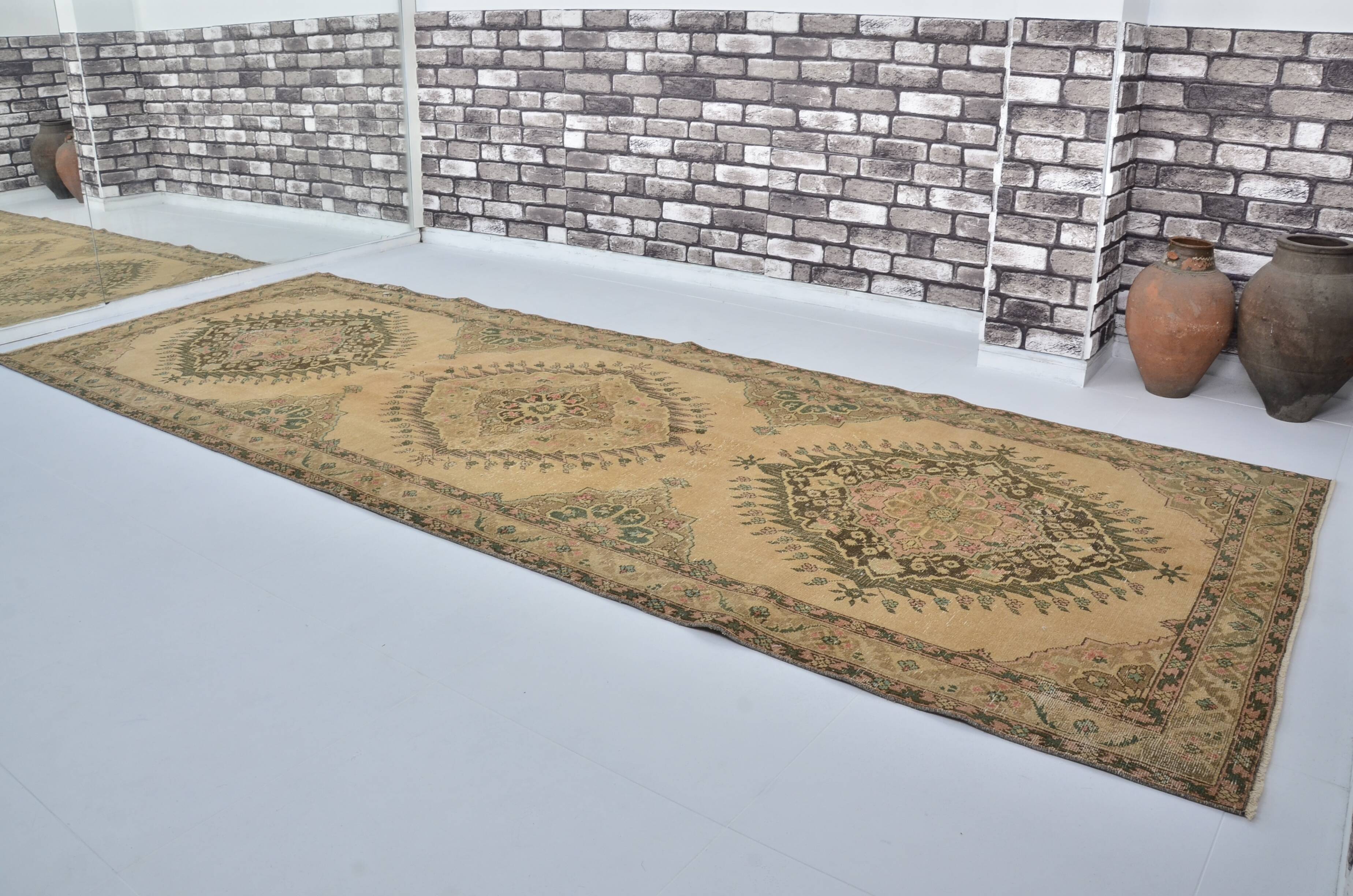 Antique Oushak Vintage Runner Rug sku 2139