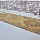 Antique Oushak Vintage Runner Rug sku 2139