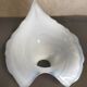 Vintage tulip blown glass lampshade Murano