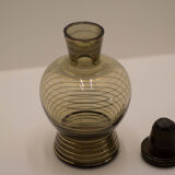 Smoked glass carafe typical 50s