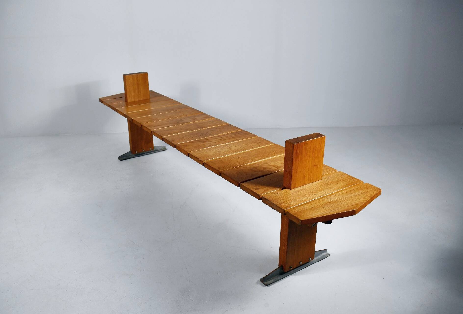 Prototype de banc par Olof Pira. Suède, années 1970.