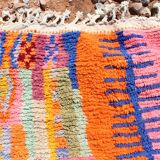Superb Moroccan wool rug, handmade, dimensions 250x150 cm.