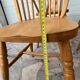 6 chairs bistro windsor wheelback in vintage beech baumann coffee