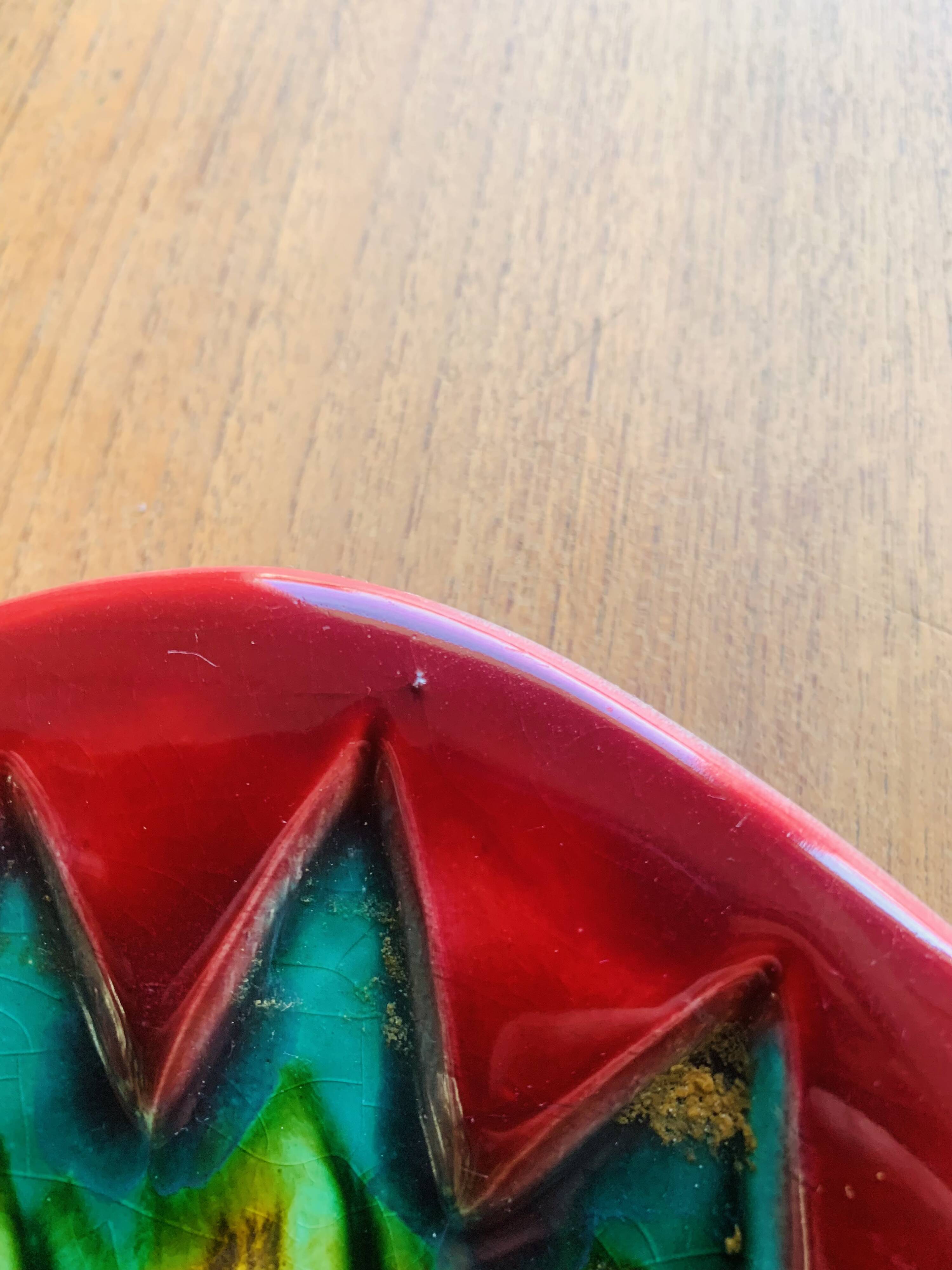 Vintage fish-shaped dish from Cérenne Vallauris