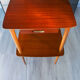 Sellette console années 60, acajou