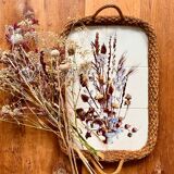 Audoux Minet earthenware and rope tray