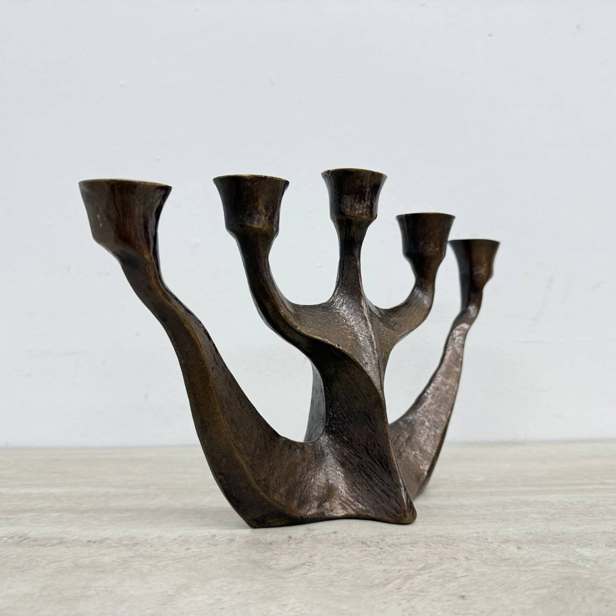 Brutalist candle holder by Horst Dalbeck, 1970s, Germany