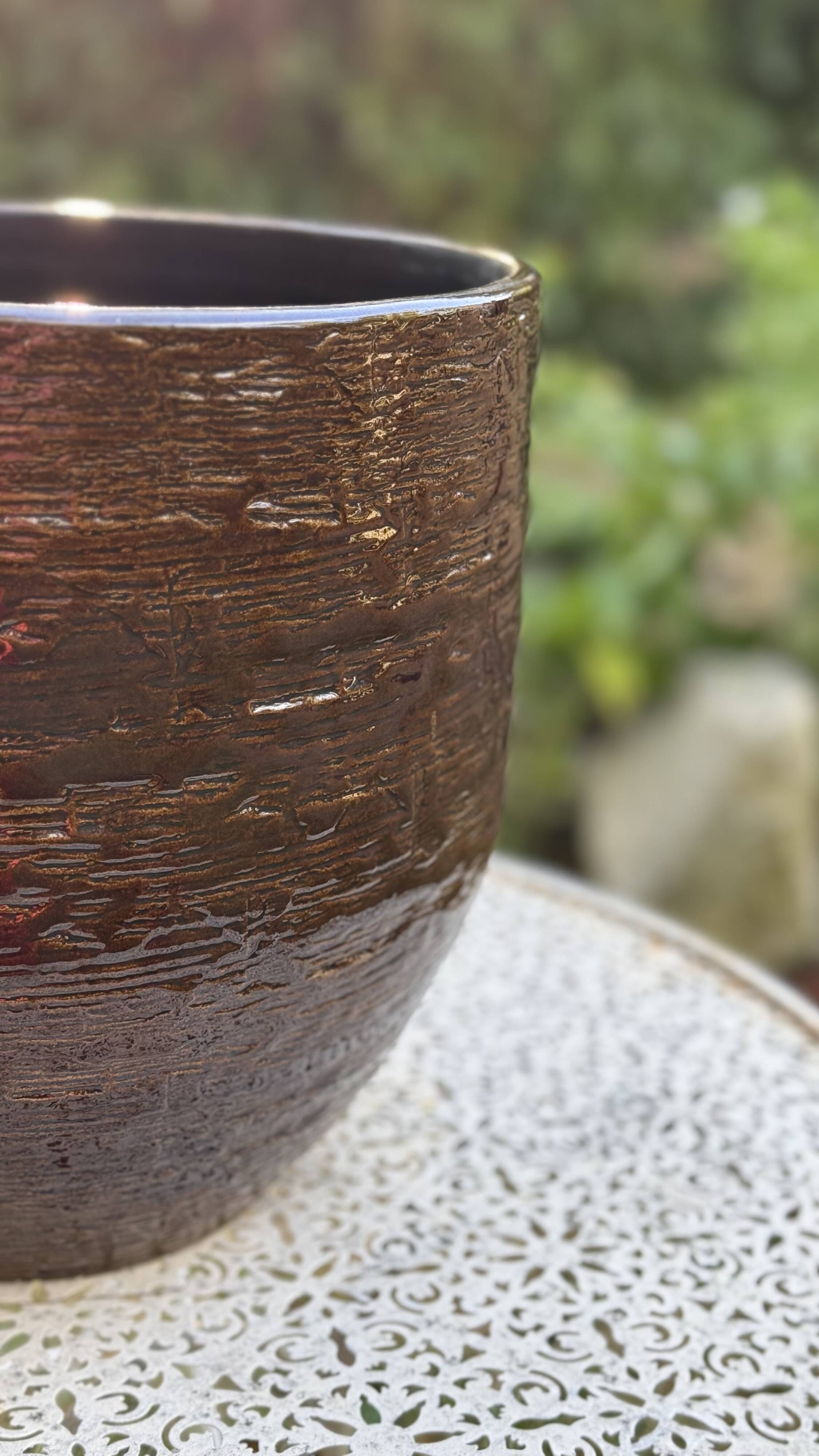 Vase, cache-pot en céramique