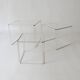Ensemble de trois tables gigognes design Max Sauze 1970