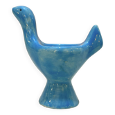 Egg cup hen from Lilette Valentin ceramic Vallauris vintage 1950 lili bird
