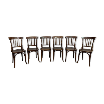 Set of 6 dining chairs by Thonet Mundus