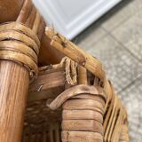 Vintage rattan chiffonier