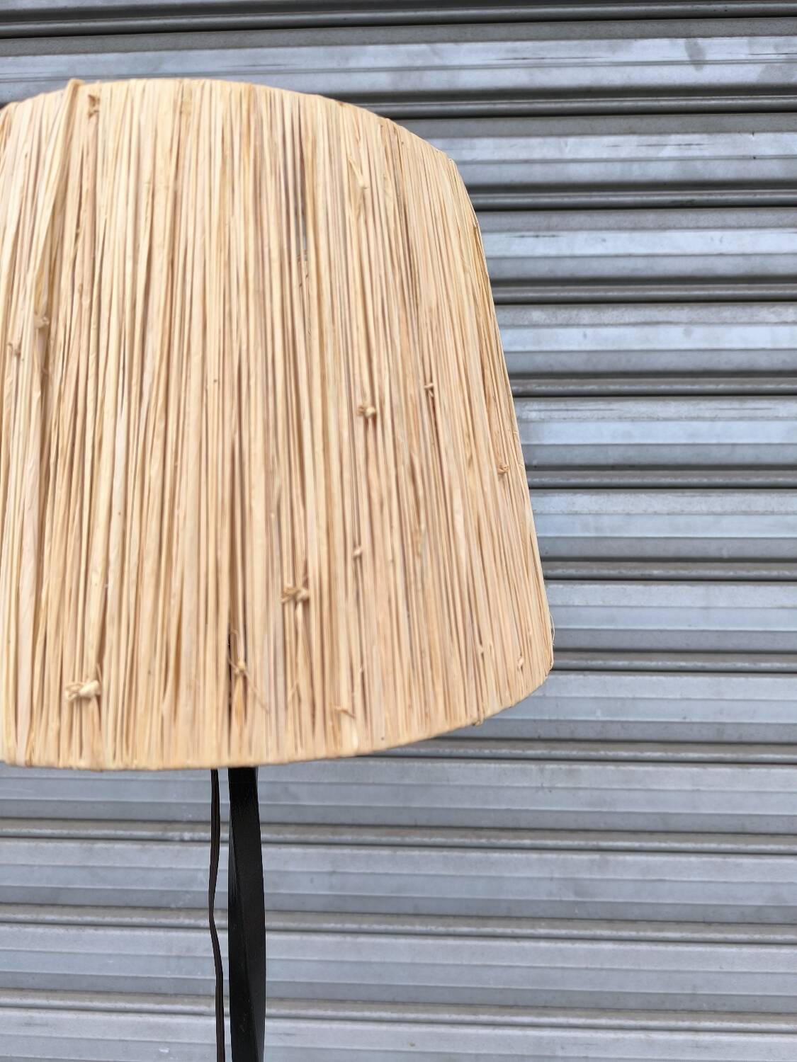 Wrought iron floor lamp circa 1950