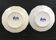 Lot de 2 assiettes décor Romantic bleu