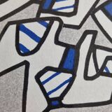 Screenprint after Jean Dubuffet framed under glass 26 cm by 32 cm
