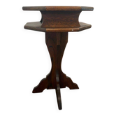 Table d'appoint vintage en bois / table pour plantes / table de chevet