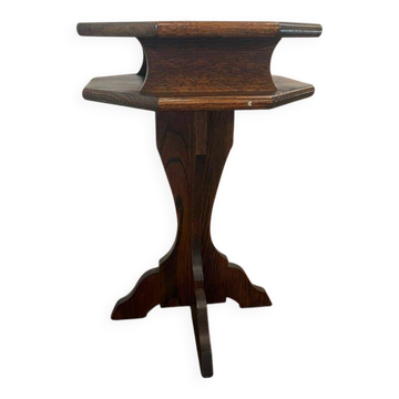 Vintage wooden side table / plant table / bedside table