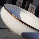 old white and gold LIMOGES porcelain fruit-saladier-plate cup