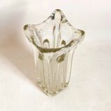 Lux Glass Austria crystal vase 1950s/1960s Height 28 cm