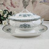 Small iron clay soup tureen