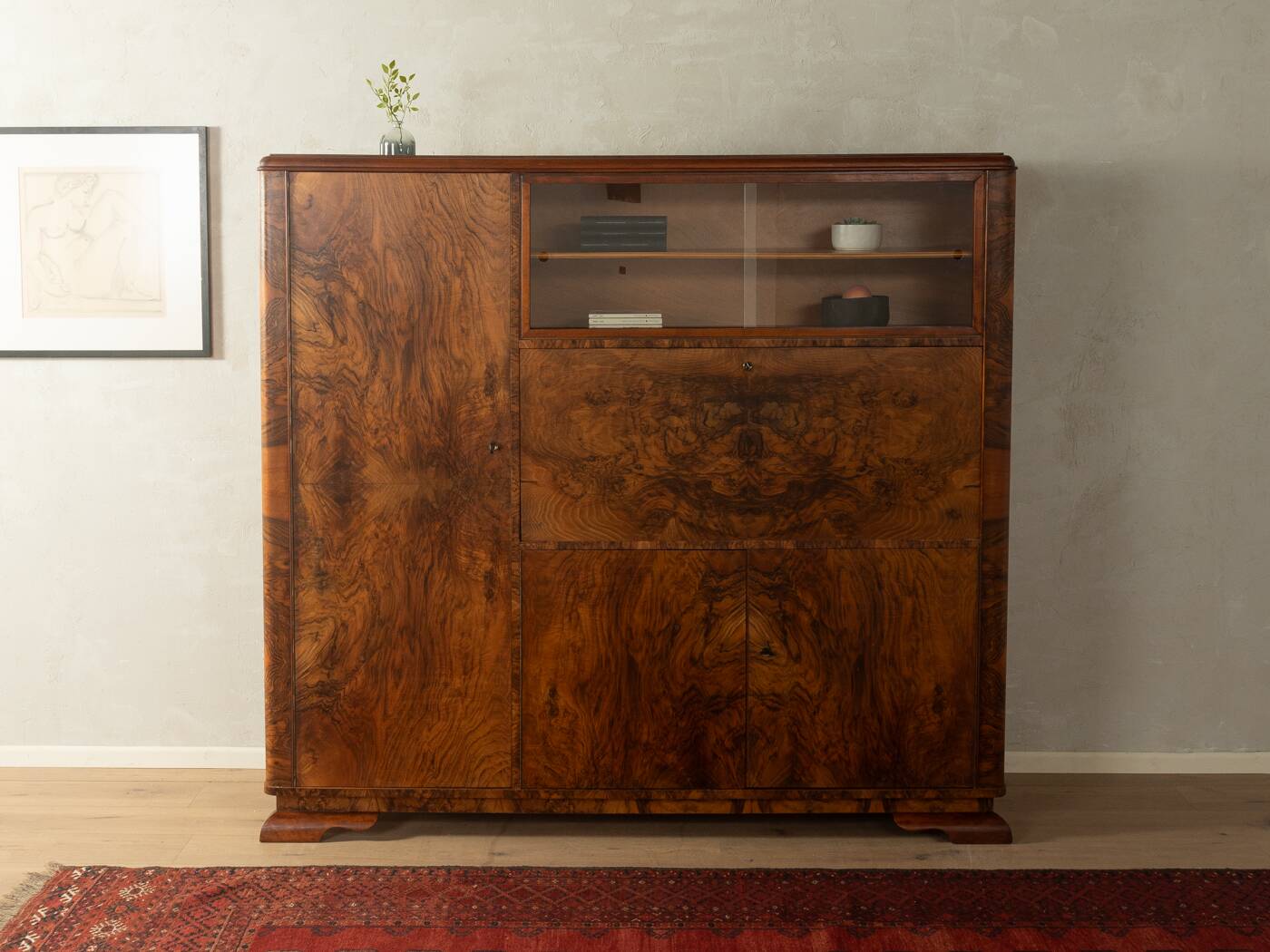 Unique Art Deco secretary from the 1920s