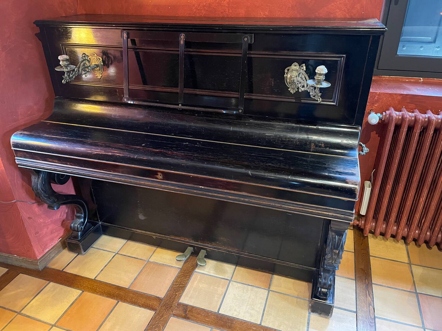 Old upright piano transformed