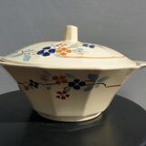 Vegetable, soup bowl, art deco salad bowl sarreguemines