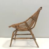 Bamboo Lounge Chair Attr. to Bonacina