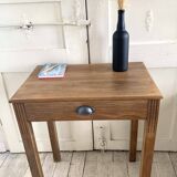 Side table or small side table in solid oak