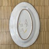 Grand plat décoratif de Baffoni Gubbio Italie