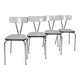 Set of 4 Formica dining chairs, 1960s