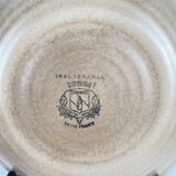 Set of 5 semi-deep plates Salins, 20th century