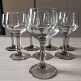 Set of 8 vintage glasses