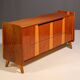 Vintage walnut sideboard, chest of drawers by František Jirák, 1970s, Czechoslovakia