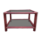 Table basse Maugrion bambou et verre fumé, pour Roche Bobois, années 80