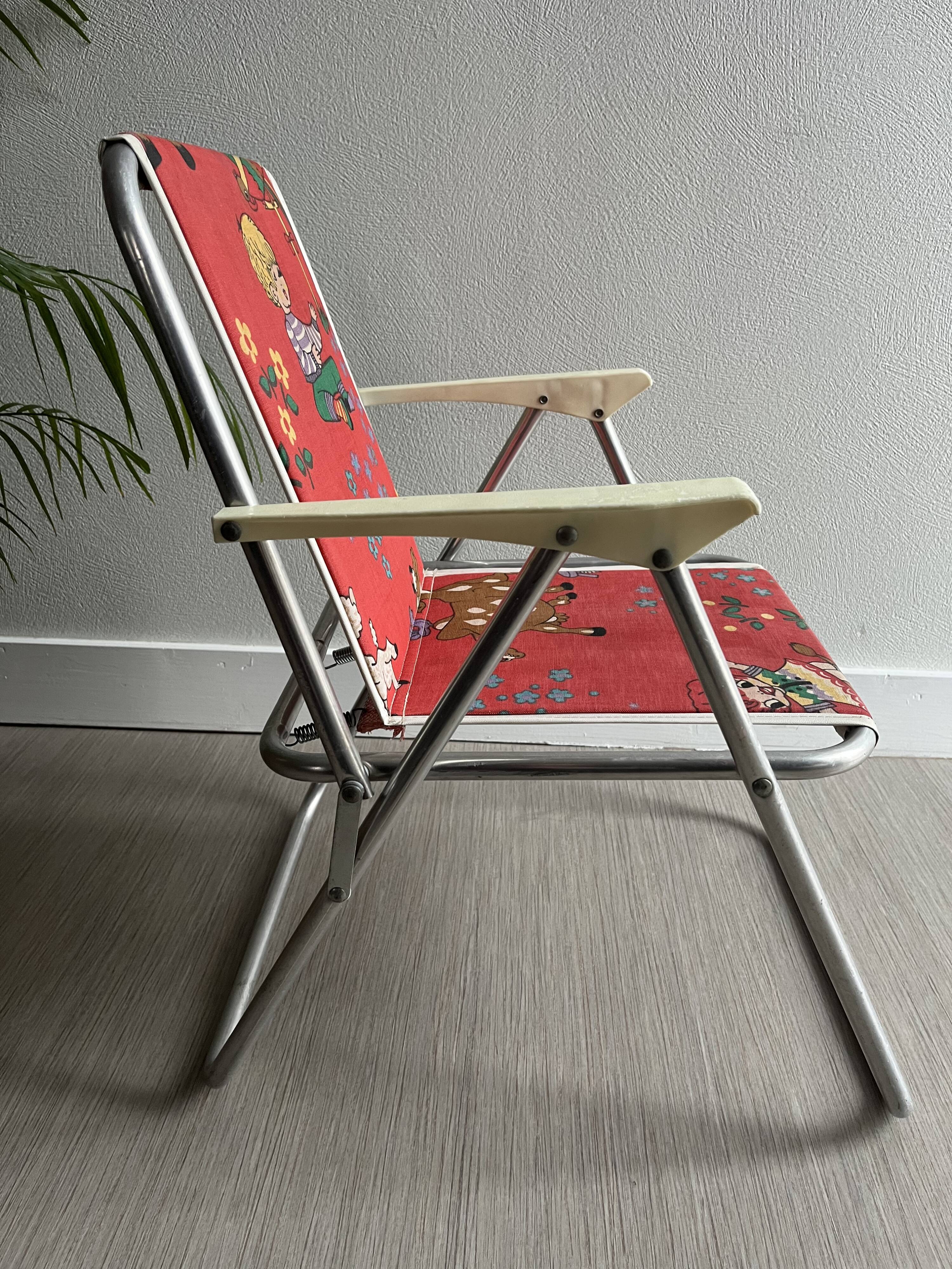 Vintage children's camping chair