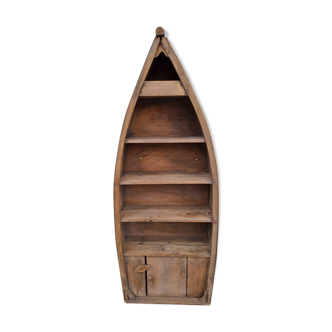 Barque-shaped wall shelf 40s