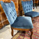 Paire de fauteuils crapaud