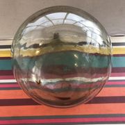 Former green glass demijohn