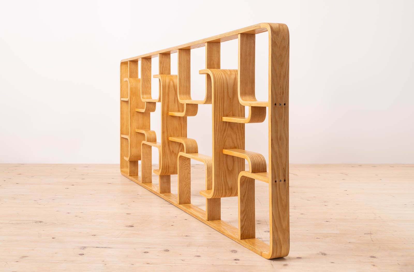 Wall Unit by Ludvig Volak, Drevopodnik Holesov, Czechoslovakia, 1960s