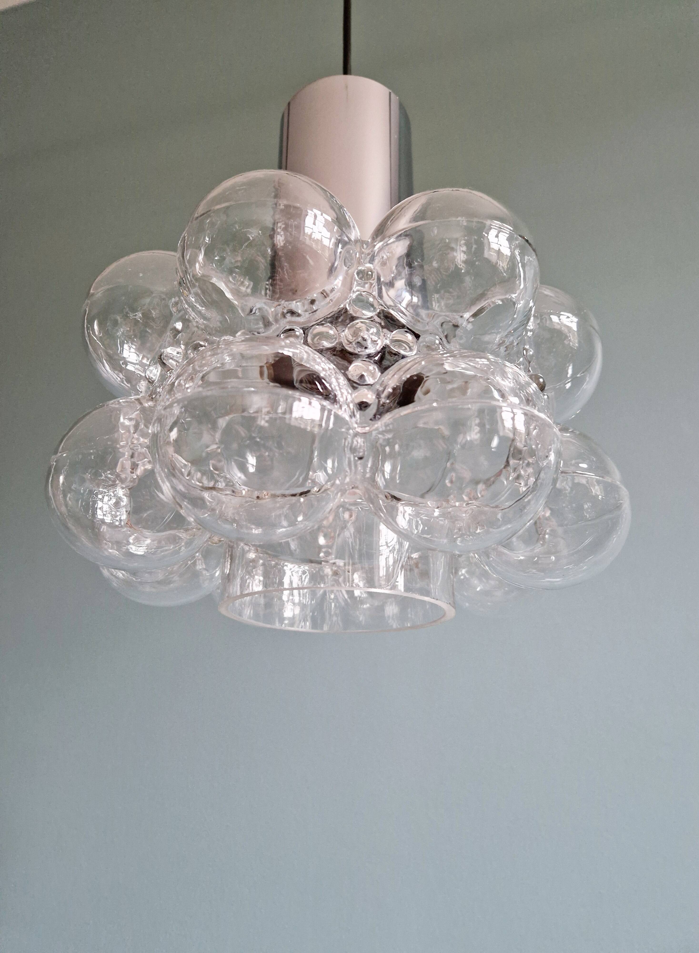 Suspension Bubble glass, design Helena Tynell, 1970