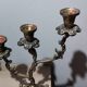 Pair of bronze candlesticks