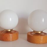 Pair of bedside lamps