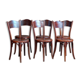Set de 6 chaises Thonet n°124 début XXe
