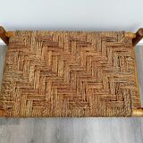 Wooden bench and rope 50s