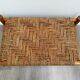 Wooden bench and rope 50s